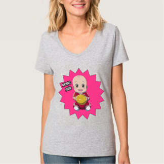 Cute baby wearing football player outfit T-Shirt
