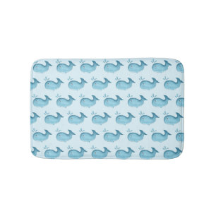 Cute Baby Whale Bath Mat