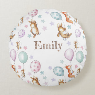 Cute Baby Woodland animal cushion