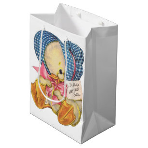 Cute baby's first Easter duck Medium Gift Bag