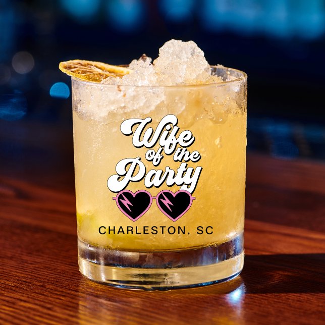 Cute Bachelorette Party Bride Whiskey Glass (Creator Uploaded)