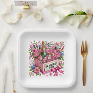 Cute Bachelorette party Paper Plate
