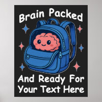 Cute Back-to-School Customisable “Brain Ready"