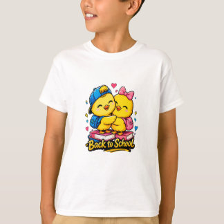 Cute Back to School Friends Learning Design T-Shirt