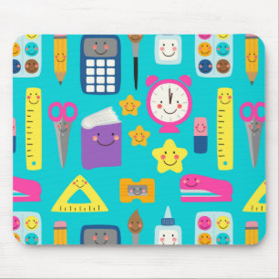 Cute Back to School Kawaii Classroom Supplies Mouse Mat