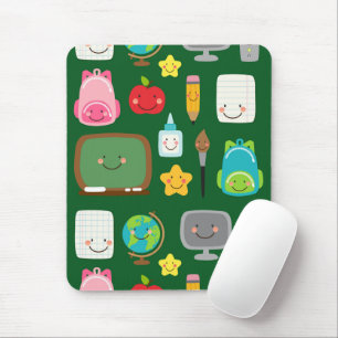 Cute Back to School Kawaii Classroom Supplies Mouse Mat