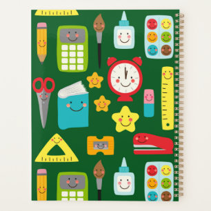 Cute Back to School Kawaii Classroom Supplies Planner