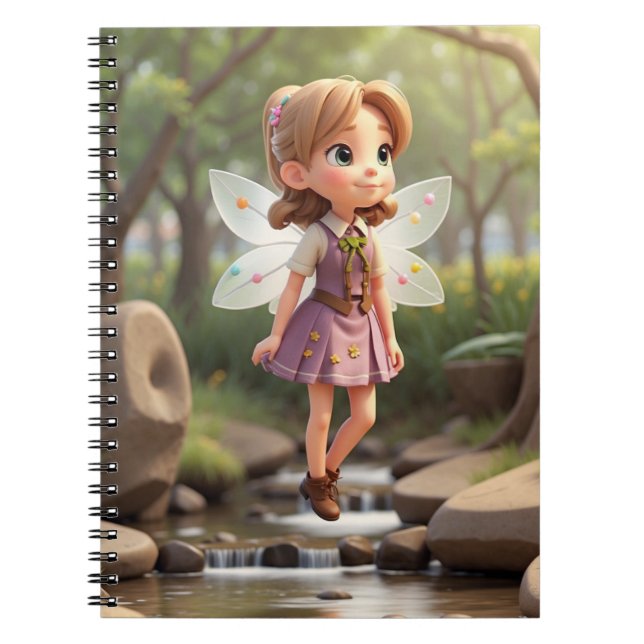 Cute Back to School Notebook for Girls (Front)