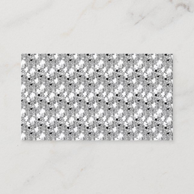 Cute Back to School Pastel Pattern Calling Card (Front)