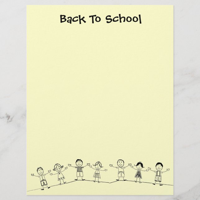 Cute Back To School Stationery (Front)