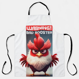 Cute Bad Rooster Apron