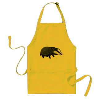 Cute badger standard apron