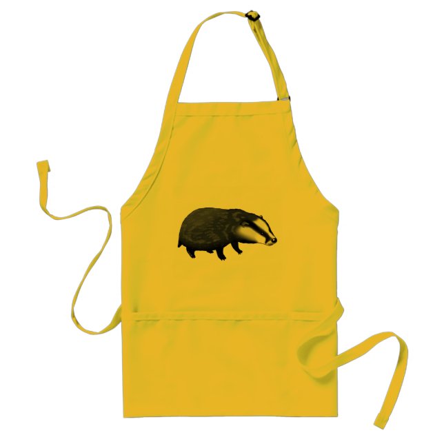 Cute badger standard apron (Front)