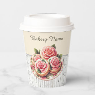 Cute bakery cookie party  paper cups