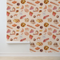 Cute bakery illustrations donut bread cake 