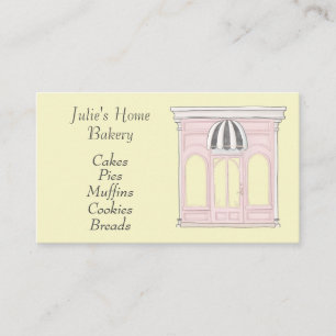 Cute Bakery Shop Business Card