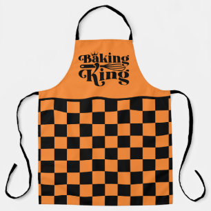 Cute Baking King word art Apron