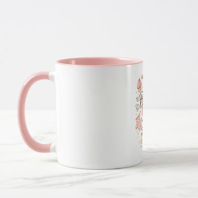 Cute Baking Mum Life Mug (Left)