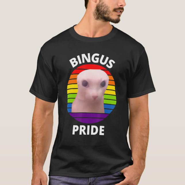 Cute Bald Bingus Pride My Beloved Hairless Sphinx  T-Shirt (Front)