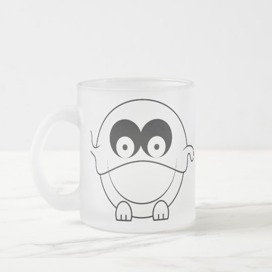 Cute Ball Frosted Glass Coffee Mug