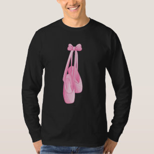Cute Ballerina Ballet Dancer Ballet Toe Shoes T-Shirt