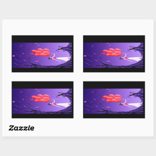 Cute Ballerina Heist - Fun That Sticks With You Rectangular Sticker