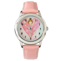 Cute Ballerina Stars and Hearts Girls Pink