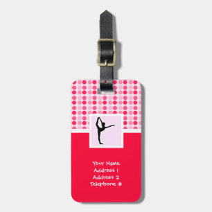 Cute Ballet Luggage Tag
