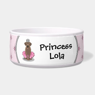 Cute Ballet Princess Chocolate Labrador Retriever