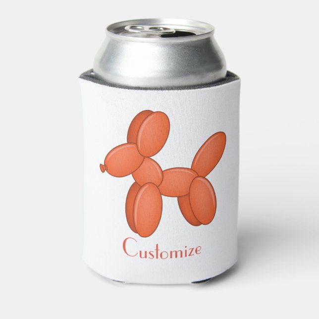 Cute Balloon Dog  Thunder_Cove Can Cooler (Can Back)