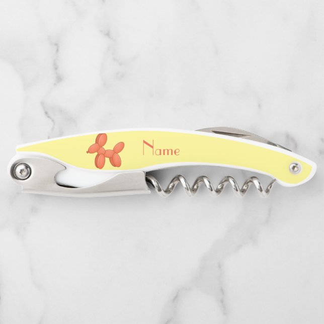 Cute Balloon Dog Thunder_Cove  Corkscrew (Front)