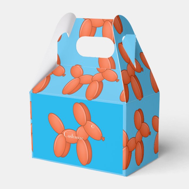 Cute Balloon Dog  Thunder_Cove  Favour Box (Front Side)