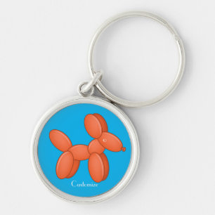 Cute Balloon Dog  Thunder_Cove Key Ring