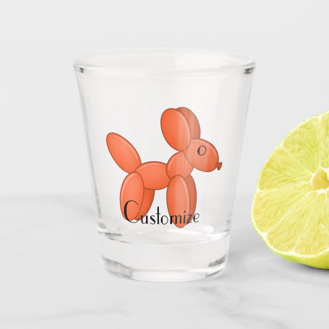 Cute Balloon Dog  Thunder_Cove Shot Glass (Front)