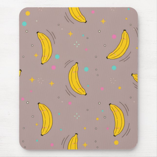 Cute Banana All-Over Print Mouse Mat (Front)