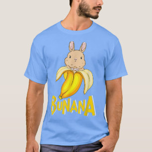 Cute Banana Bunny Rabbit 127 T-Shirt