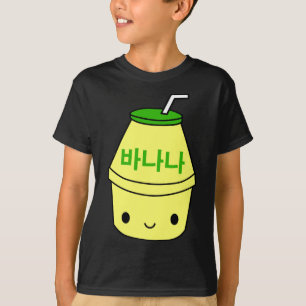 Cute Banana Milk  Korean Kpop Japan Harajuku Kawai T-Shirt