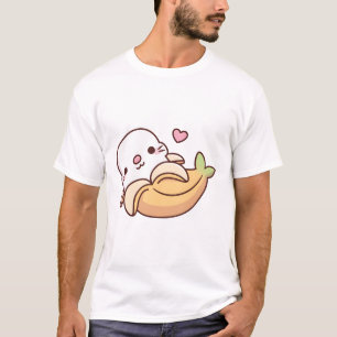 Cute Banana Seal Funny T-Shirt