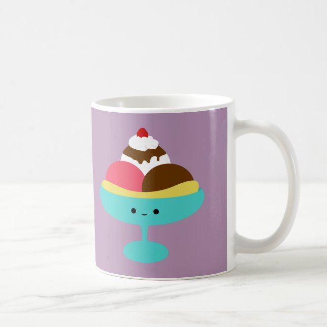 Cute Banana Split Coffee Mug (Right)