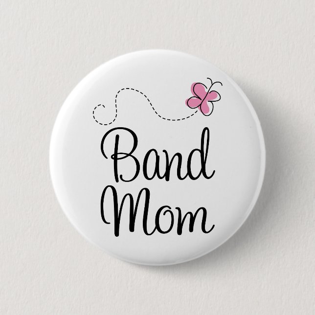 Cute Band Mum Gift 6 Cm Round Badge (Front)