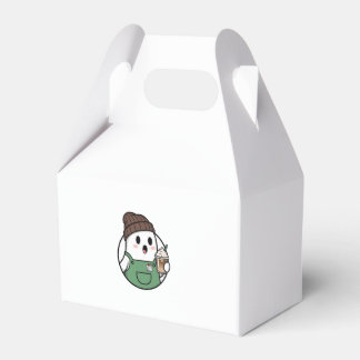 Cute Barista Character Coffee Lover Party Favor Bo Favour Box