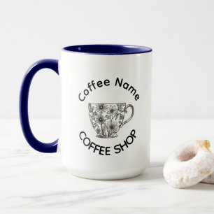 Cute Barista Obsessive Coffee café Mug