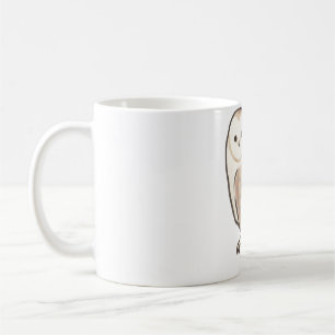 Cute barn owl Delight � Cute Animal Art Coffee Mug