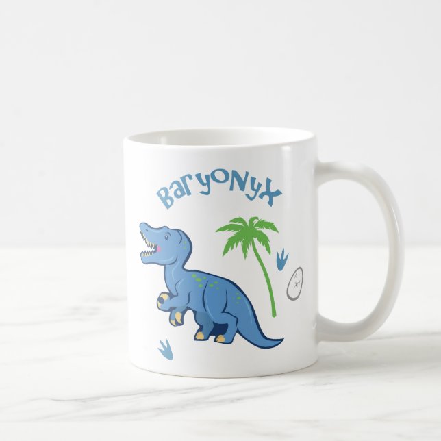 Cute Baryonyx Coffee Mug (Right)