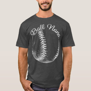 Cute Baseball Mum Baseball Softball Nana Sports Lo T-Shirt