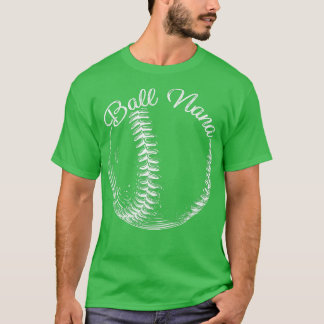Cute Baseball Mum Baseball Softball Nana Sports Lo T-Shirt