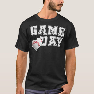 Cute Baseball Mum Friday Night Game Day Premium T-Shirt