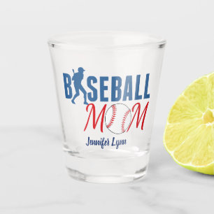 Cute Baseball Mum Shot Glass