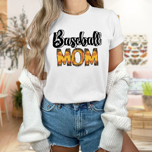 Cute Baseball Mum T-Shirt, Gift Mum T-Shirt