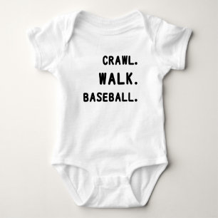 Cute Baseball Player Baby Bodysuit